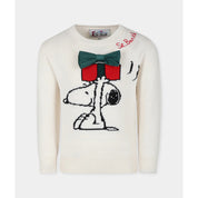 Maglione Snoopy fiocco