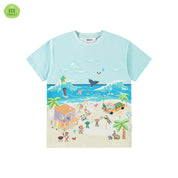 T-shirt pixel beach