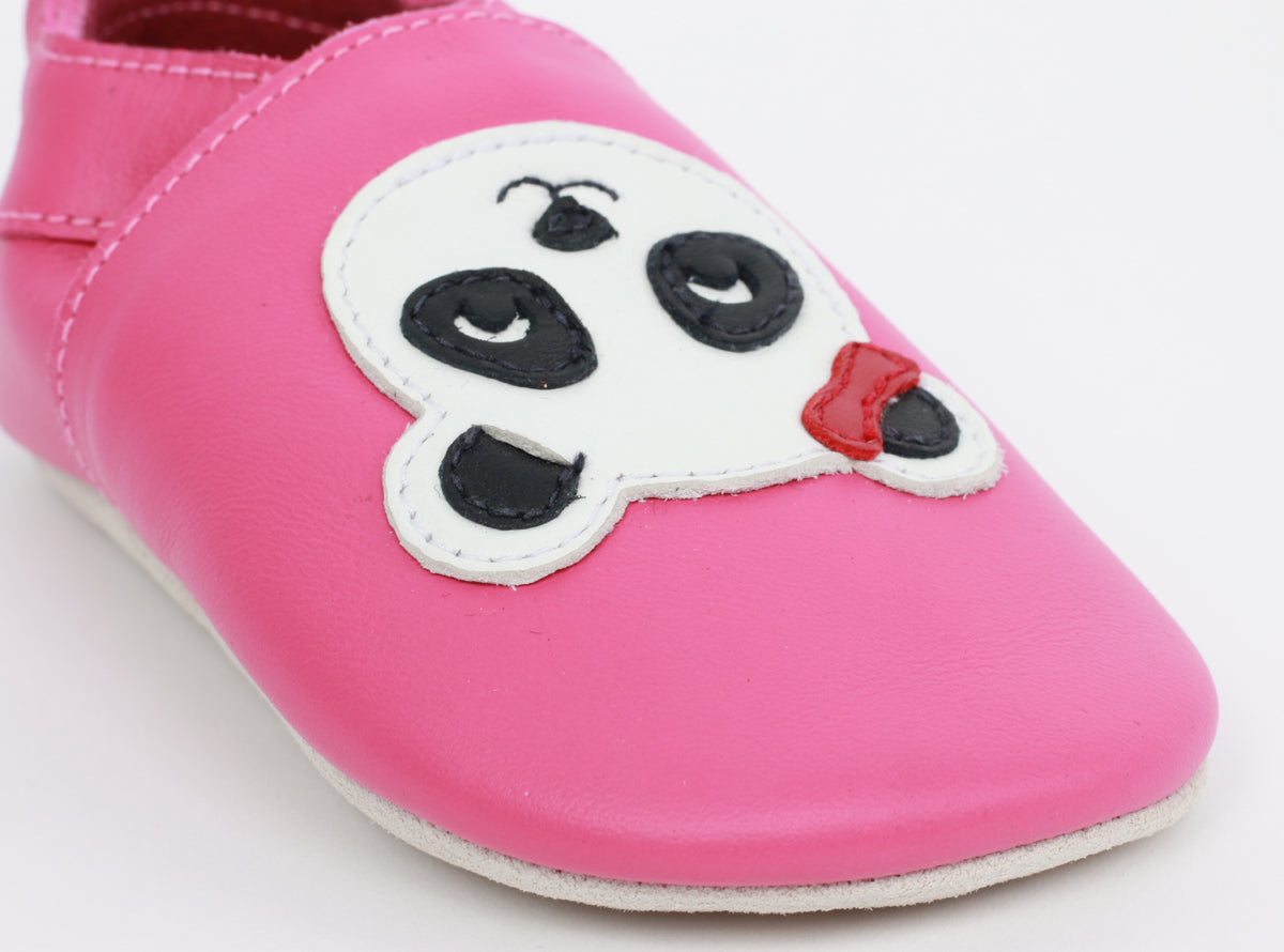 Scarpina Soft Sole fucsia con panda