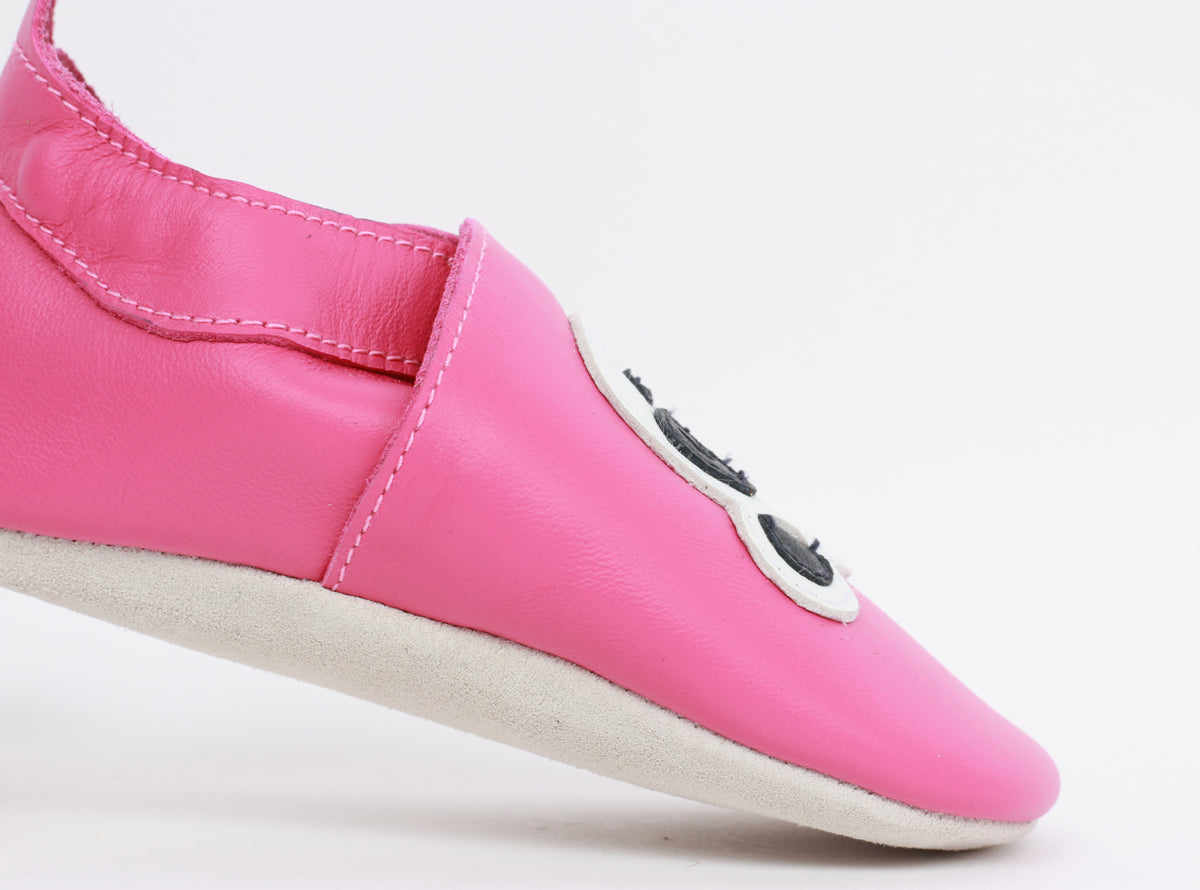 Scarpina Soft Sole fucsia con panda