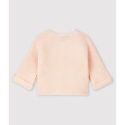 Cardigan neonato in tricot di cotone