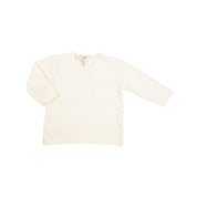 T-shirt a manica lunga con taschino