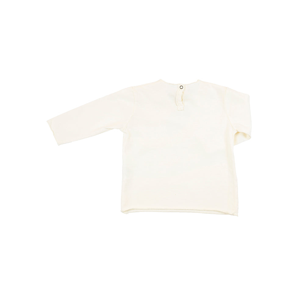 T-shirt a manica lunga con taschino