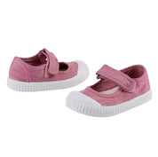 Scarpe in tela con velcro bimba