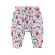 Pantalone in felpa con fiori