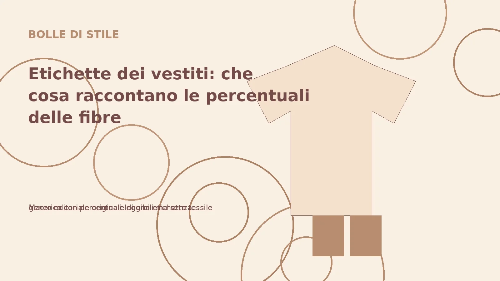 Etichette dei vestiti: che cosa raccontano le percentuali delle fibre